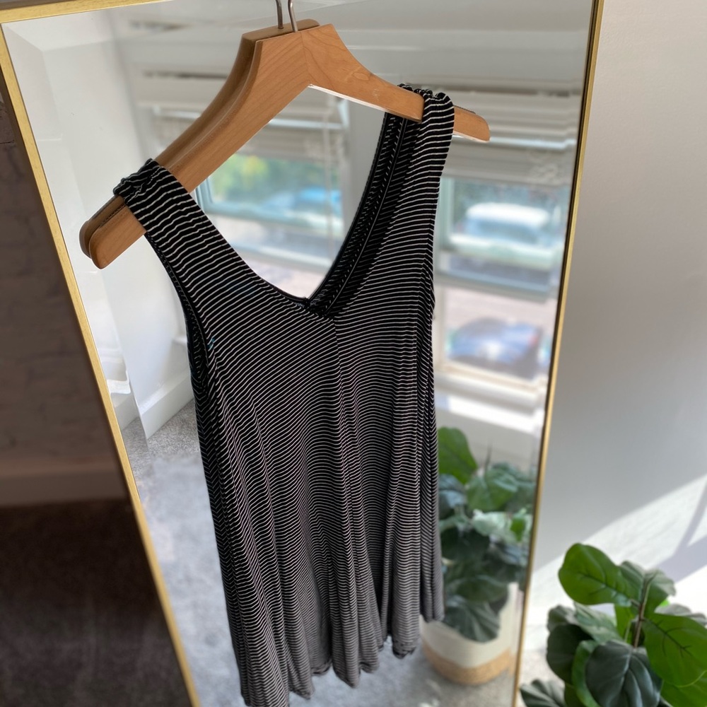 Striped shift dress